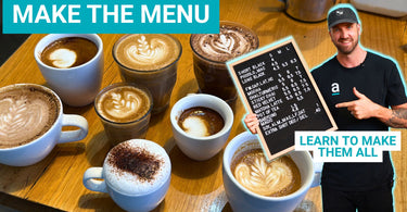 Making the Full Coffee Menu (Barista Training)