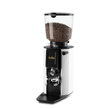 White Anfim Luna Coffee Grinder