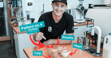 Presenting 4 essential latte art patterns every barista should know and practice. 