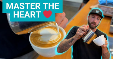 ☕ Master the Foundation: The Essential Latte Art Heart Pattern