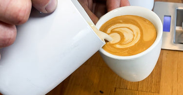 How To Create A Latte Art Pattern On A Long Black