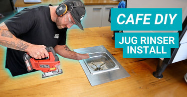 Why Every Coffee Shop Needs a Jug (Pitcher) Rinser & How to Install One