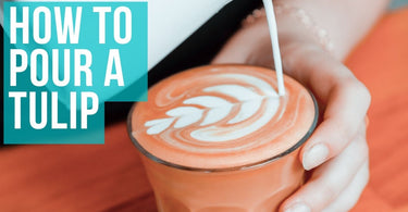 How to Pour the Tulip Pattern on a Coffee  - Latte Art Lesson
