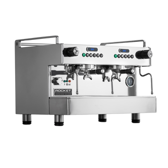 Rocket Espresso Boxer 2 group coffee machine. 