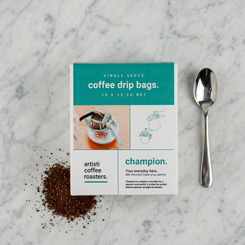 Coffee Drip Bags - Champion (10 x 13.5g pack)