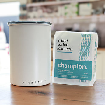 500g Champion Blend + Medium Airscape Canister