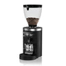 Black Mahlkonig E80S grind by weight espresso grinder for specialty cafes.