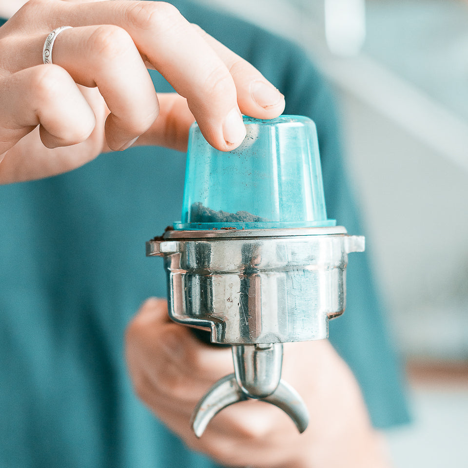 Decor Plastic Coffee Dosing Cup (Dosing Pot) 75ml with Lid Artisti