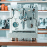 Quick Mill Aquila home espresso machine in white. 