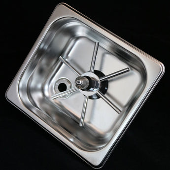 Rhinoware Milk Jug / Pitcher Rinser Square - 150mm - Spinjet